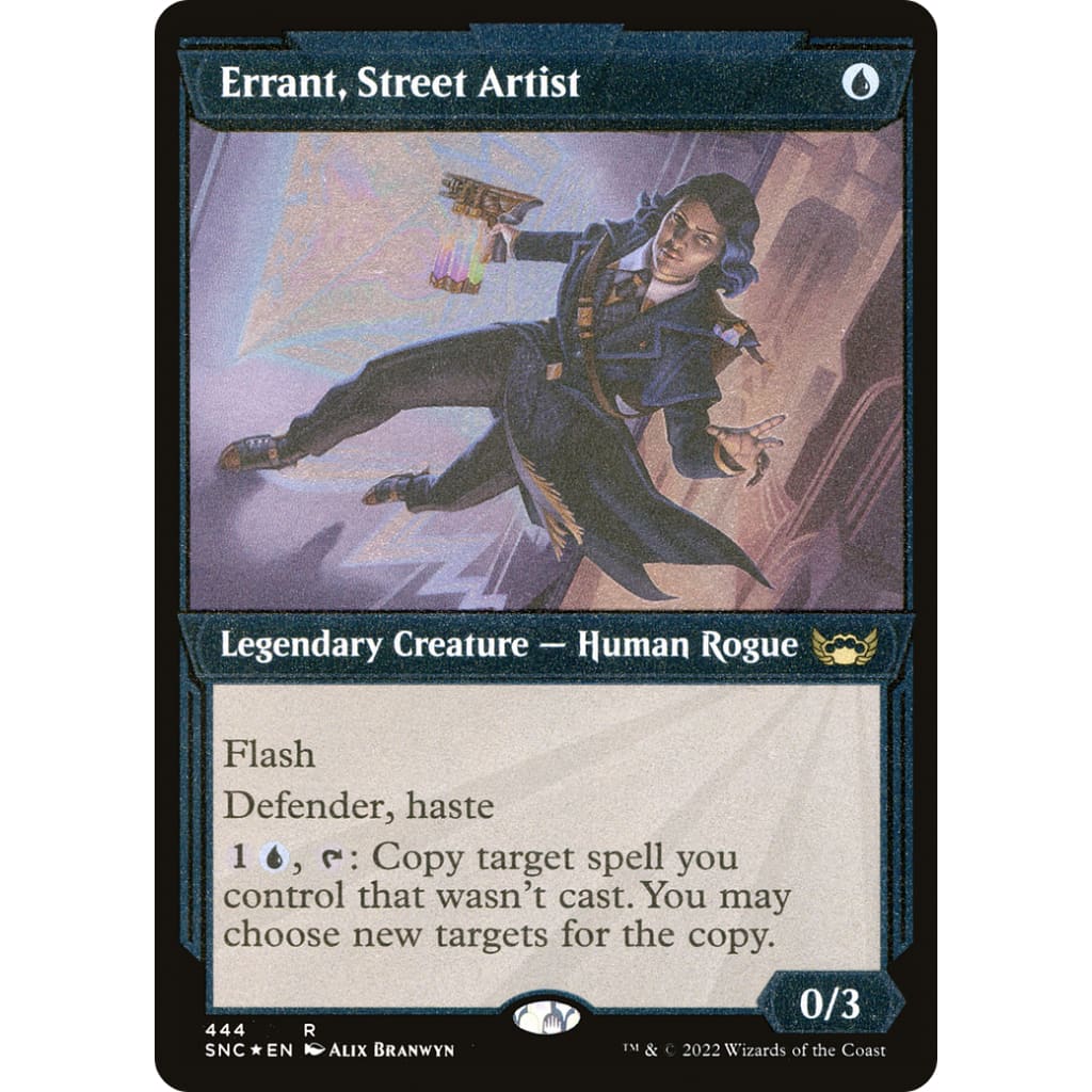 Errant Street Artist (SNC-444): (Showcase) Etched Foil