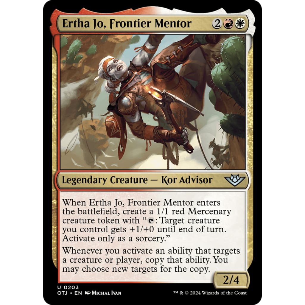 Ertha Jo Frontier Mentor (OTJ-203) Foil - Single