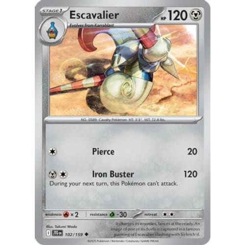 Escavalier (102) Uncommon - Single