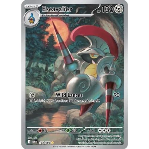 Escavalier - 138/086 (138) Illustration Rare Holofoil