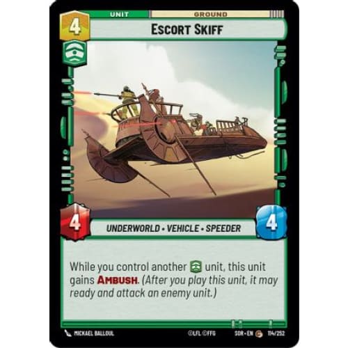 Escort Skiff (114/252) - Spark of Rebellion - Single