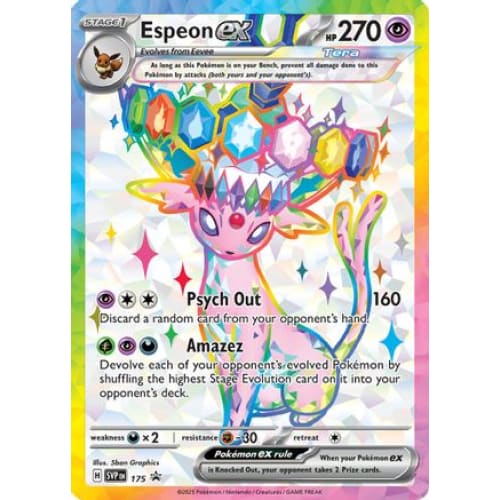 Espeon ex - 175 (SVP) Promo Holofoil - Single