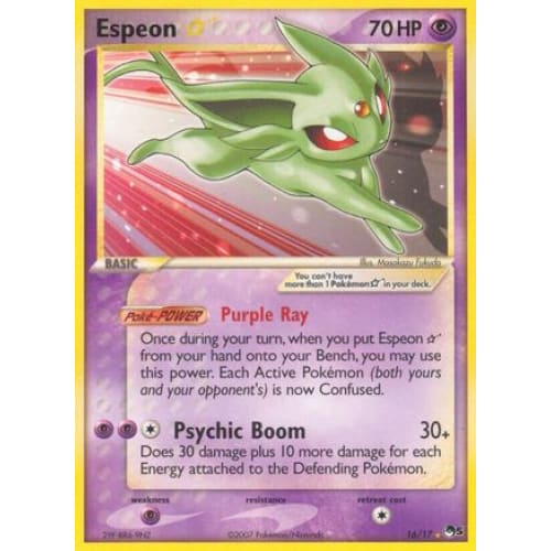 Espeon Star (16) Ultra Rare - Single