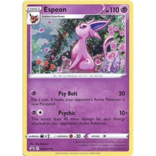 Espeon (SWSH174) Promo Holofoil - Single