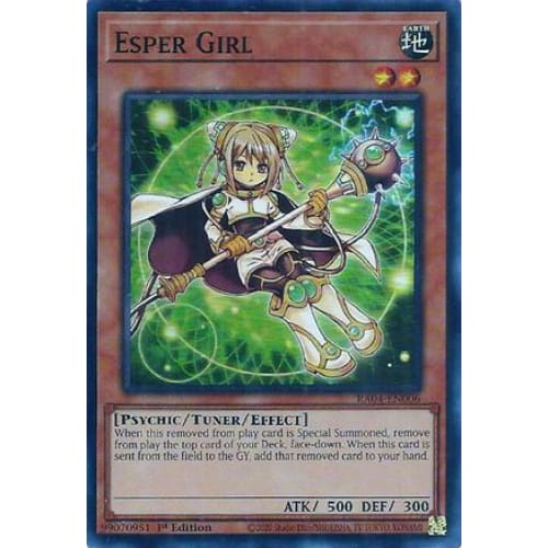 Esper Girl - RA04-EN006 Super Rare 1st Edition - Single