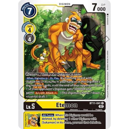 Etemon - BT11-041 - Common Foil - Single