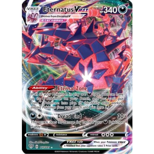 Eternatus VMAX (117/189) Holo Rare Holofoil - Single