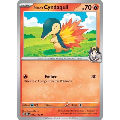 Ethan’s Cyndaquil (32) Common - Single