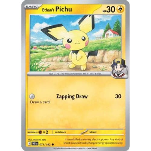 Ethan’s Pichu (71) Common - Single