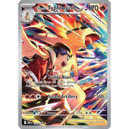 Ethan’s Typhlosion - 190/182 (190) Illustration Rare