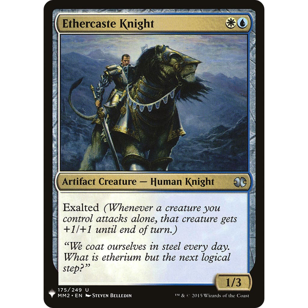 Ethercaste Knight (PLST-MM2-175) - Single