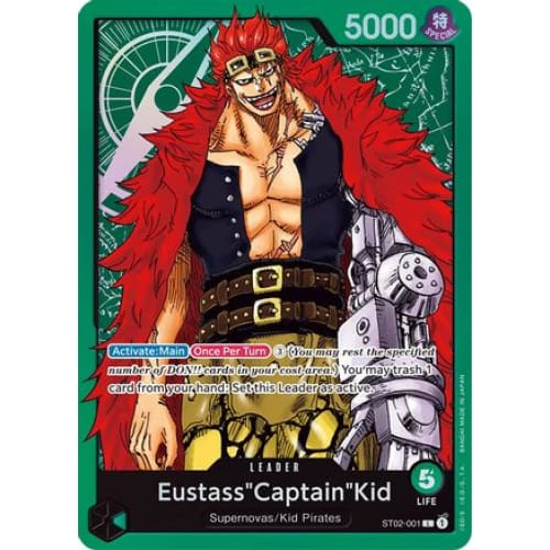Eustass’Captain’Kid (001) ST02-001 L Starter Deck 2: Worst