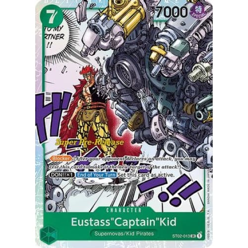 Eustass’Captain’Kid (013) ST02-013 SR Super Pre-Release