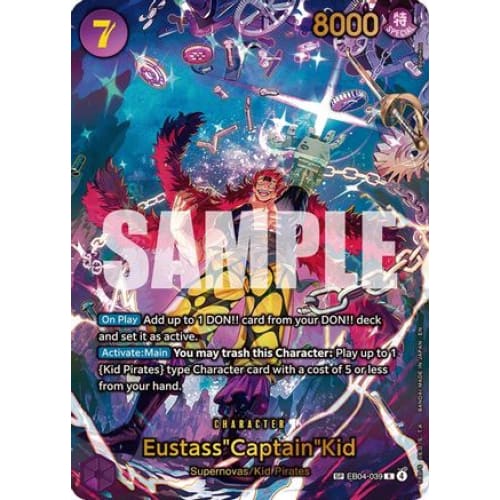 Eustass’Captain’Kid - EB04-039 (SP) R The Azure Sea’s Seven