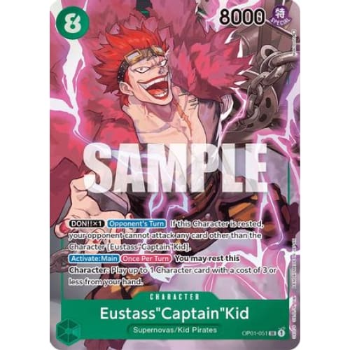 Eustass’Captain’Kid (Parallel) OP01-051 SR Romance Dawn