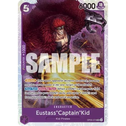 Eustass’Captain’Kid (Reprint) OP05-074 SR Premium Booster