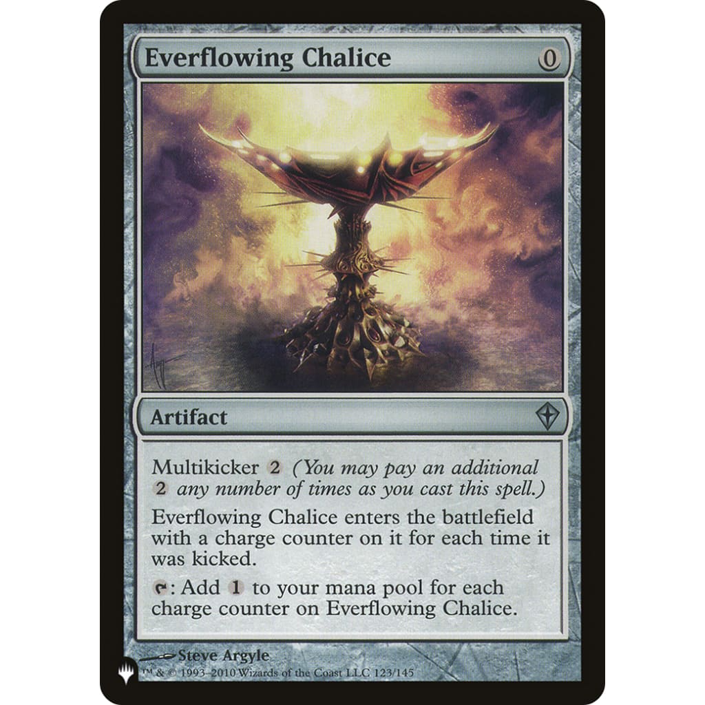 Everflowing Chalice (PLST-WWK-123) - Single