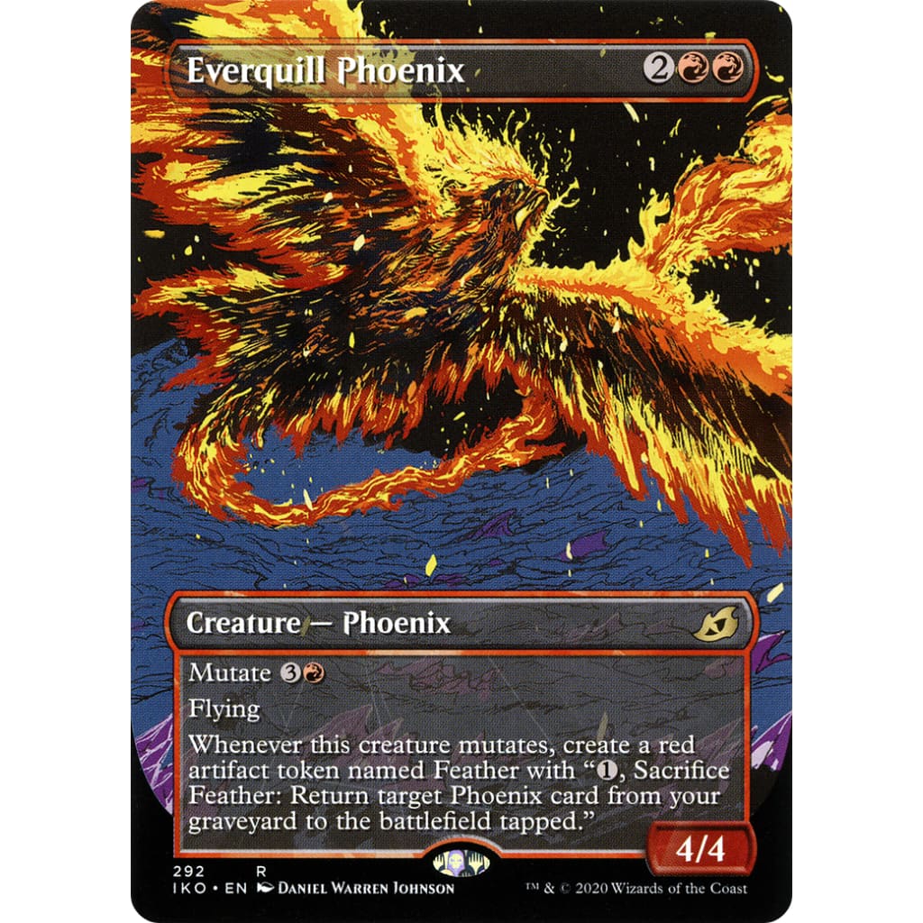 Everquill Phoenix (IKO-292): (Showcase) (Borderless)