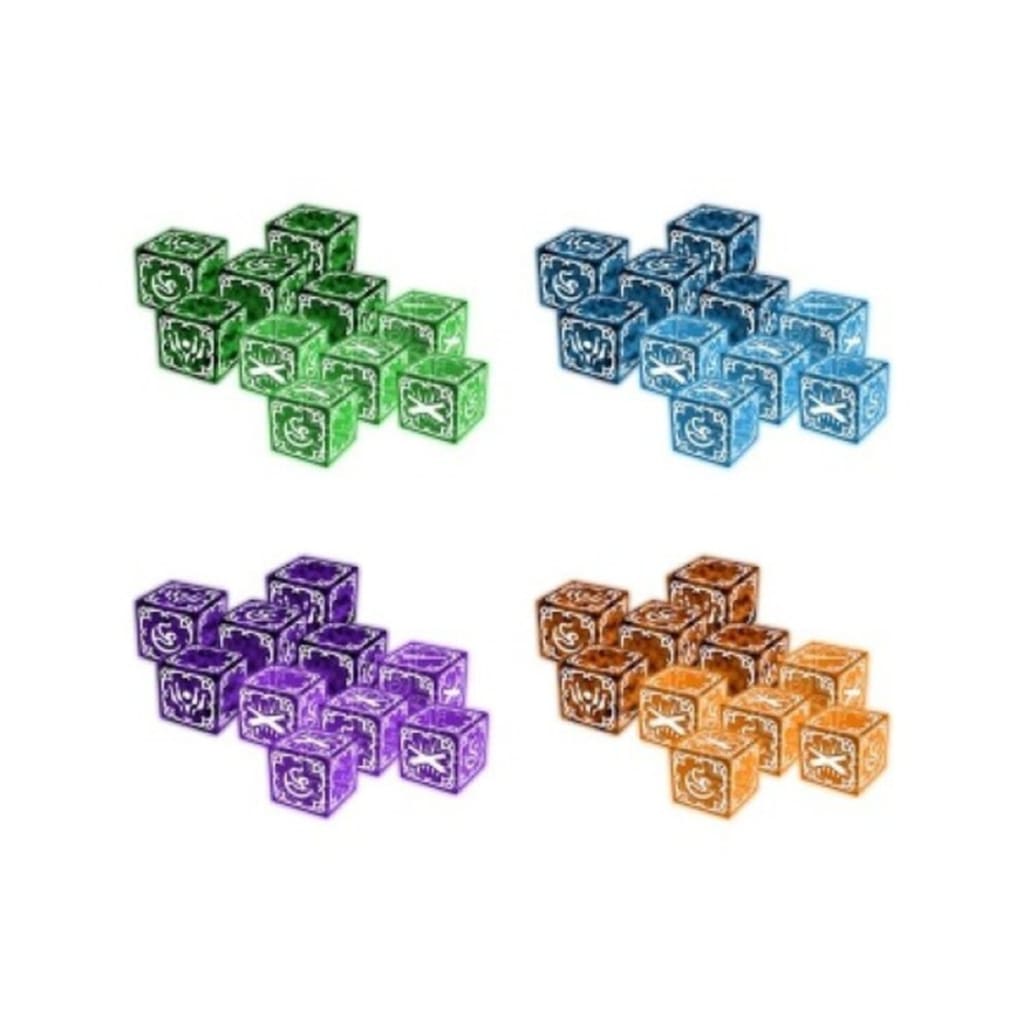 The Everrain: 4 PLAYER DICE BUNDLE - Board Games