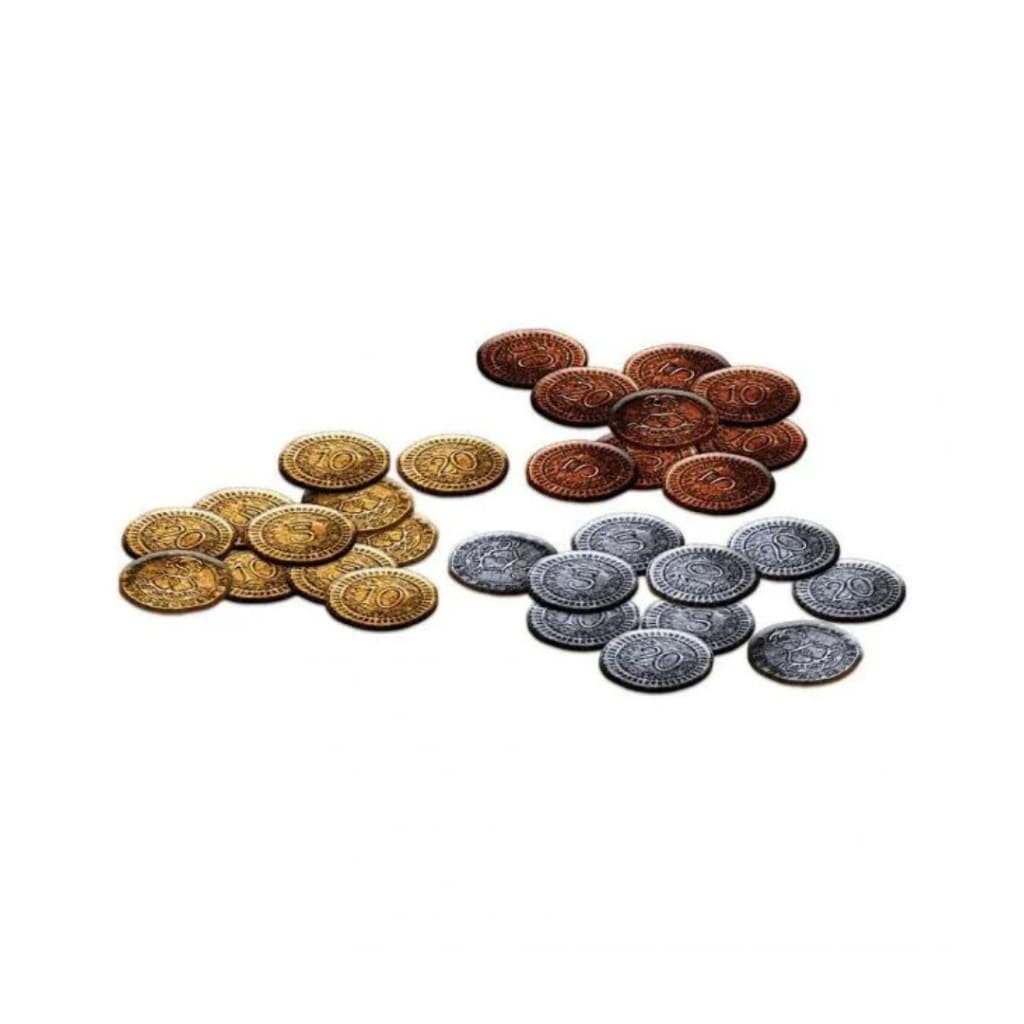 The Everrain: Metal Coin Upgrade Pack - Board Games