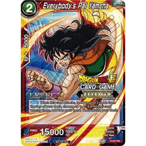 Everybody’s Pal Yamcha (Level 2) (Judge Promotion Cards)
