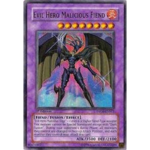 Evil Hero Malicious Fiend (DP06-EN013) Ultra Rare Unlimited