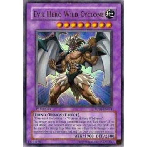 Evil Hero Wild Cyclone (DP06-EN011) Ultra Rare Unlimited