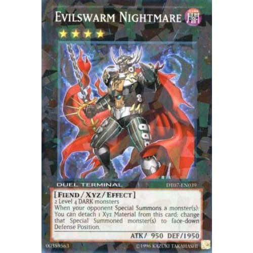 Evilswarm Nightmare (DT07-EN039) Super Rare Limited - Single