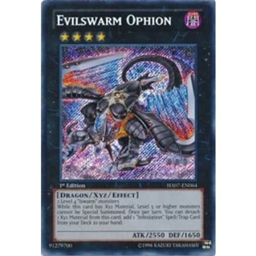 Evilswarm Ophion (HA07-EN064) Secret Rare Unlimited - Single