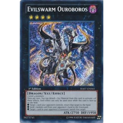 Evilswarm Ouroboros (HA07-EN065) Secret Rare Unlimited
