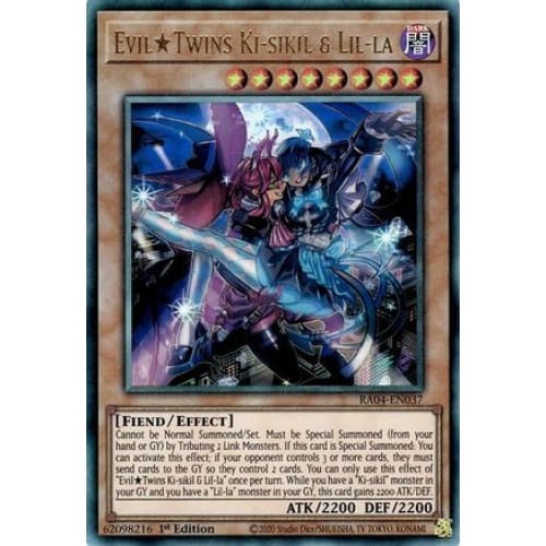 EvilTwins Ki-sikil & Lil-la (PUR) - RA04-EN037 Prismatic