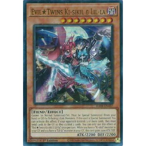 EvilTwins Ki-sikil & Lil-la (UR) - RA04-EN037 Ultra Rare