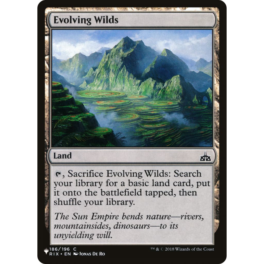 Evolving Wilds (PLST-RIX-186) - Single