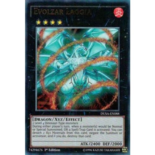 Evolzar Laggia (DUSA-EN088) Ultra Rare 1st Edition - Single