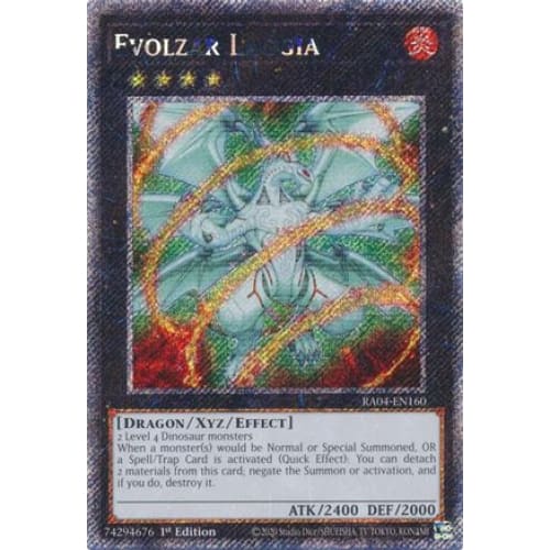 Evolzar Laggia (Platinum Secret Rare) - RA04-EN160 Platinum
