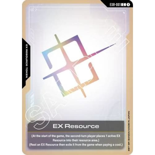 EX Resource (EXR-001) - Newtype Rising - Single