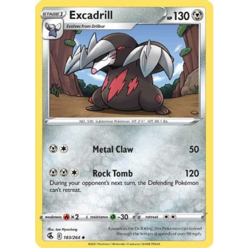 Excadrill (183/264) Uncommon - Single
