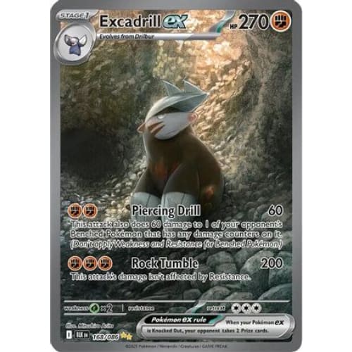 Excadrill ex - 168/086 (168) Special Illustration Rare