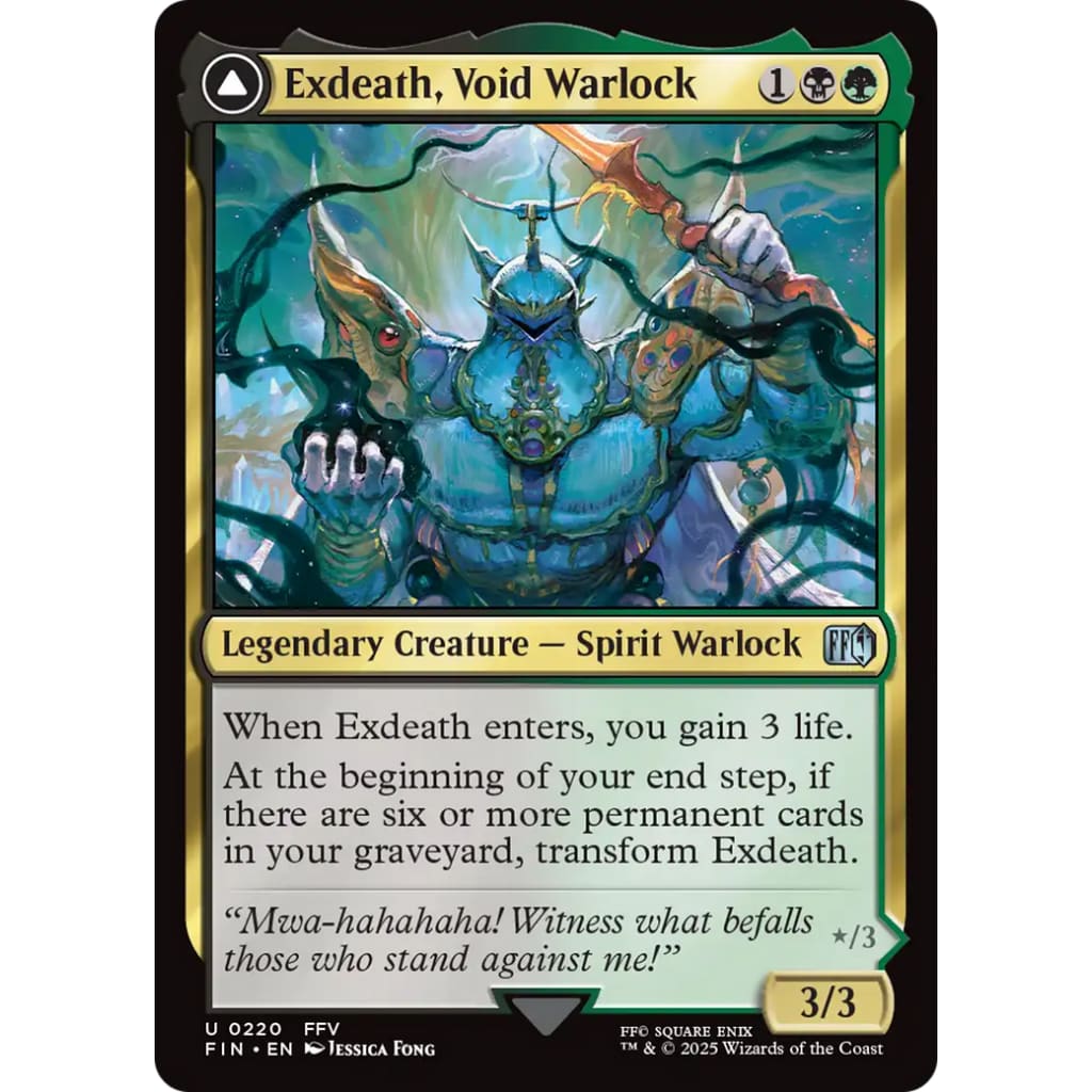 Exdeath Void Warlock // Neo Dimension’s End (FIN-220)