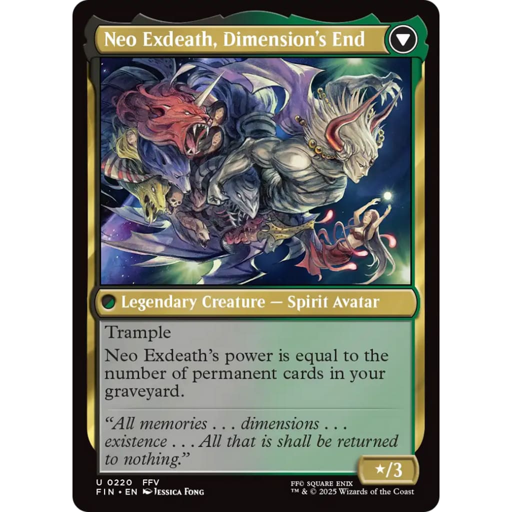 Exdeath Void Warlock // Neo Dimension’s End (FIN-220)