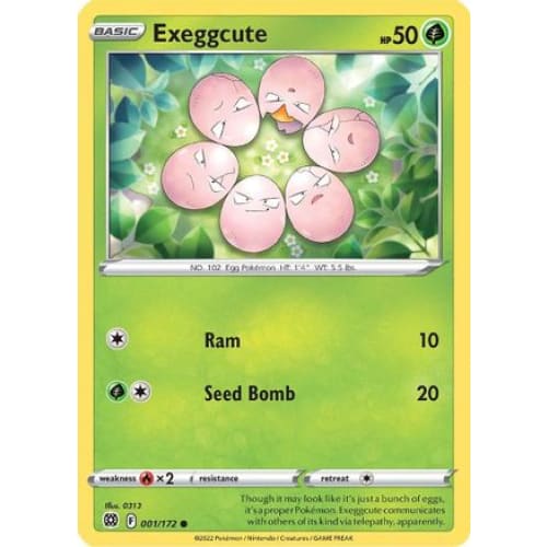 Exeggcute (001/172) Common Reverse Holofoil - Single