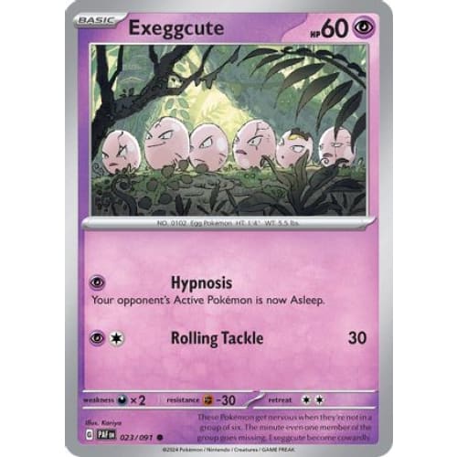 Exeggcute (23) Common Reverse Holofoil - Single