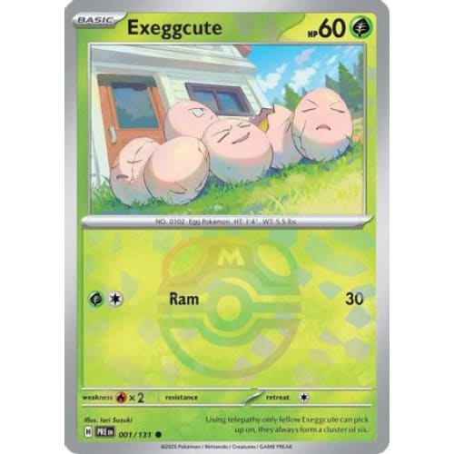 Exeggcute (Master Ball Pattern) (1) Common Holofoil - Single