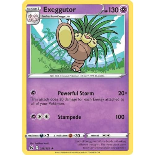 Exeggutor (058) Rare Classic - Single