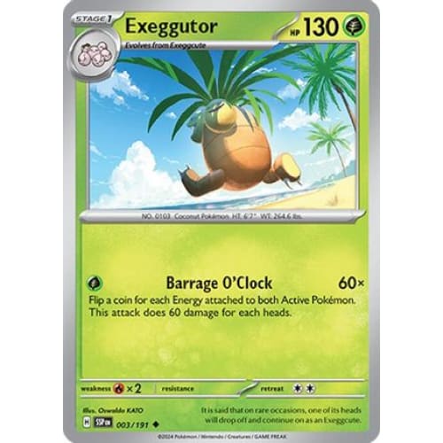 Exeggutor (3) Uncommon - Single