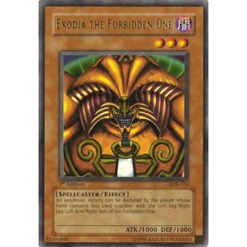 Exodia the Forbidden One (LOB-124) Ultra Rare Unlimited