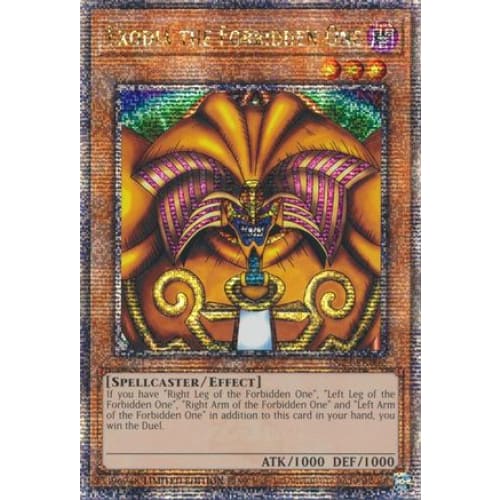 Exodia the Forbidden One - TN23-EN002 Quarter Century
