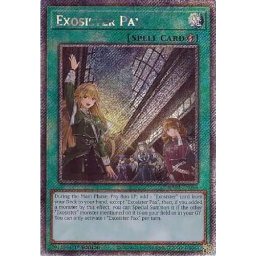 Exosister Pax (Platinum Secret Rare) - RA02-EN066 Platinum