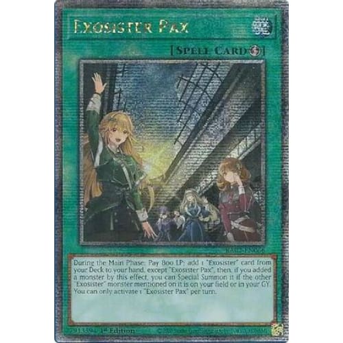 Exosister Pax (Quarter Century Secret Rare) - RA02-EN066