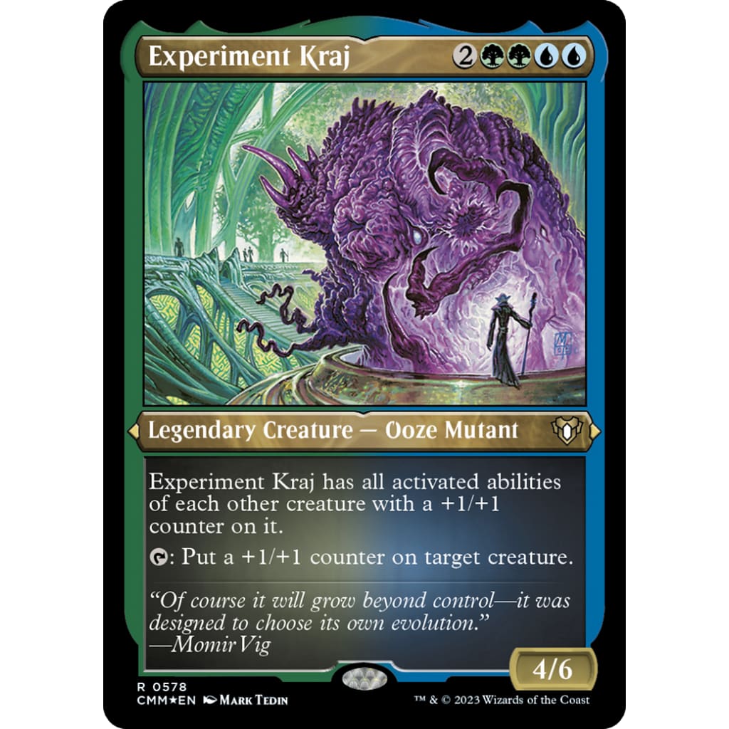 Experiment Kraj (CMM-578) Etched Foil - Single